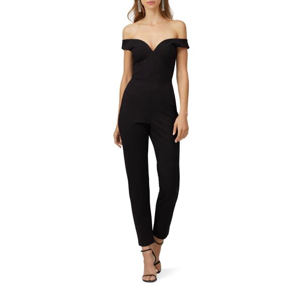 Susana Monaco
Black Off The Shoulder Jumpsuit 🪷 - Picture 1 of 12
